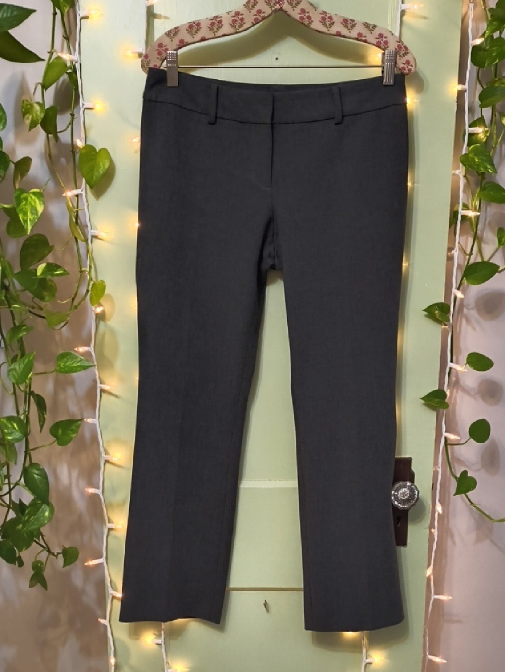 Women's Talbot Charcoal Grey Slack Trouser Modern Office Pant 6P
